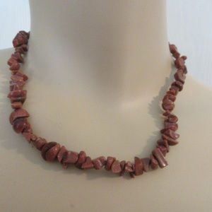 Copper Chip Bead Necklace